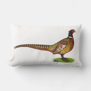 Coussin Rectangle Ringneck Pheasant Rooster