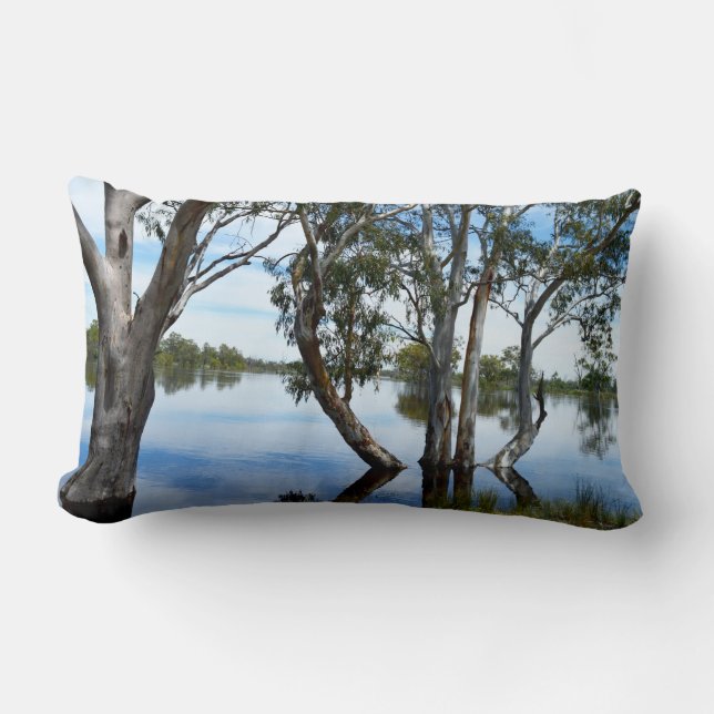 Coussin Rectangle River Murray Australia The View, (Recto)