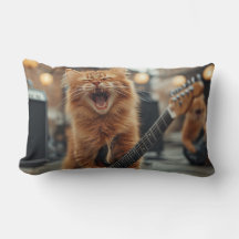 Rock N Roll Chat Guitare Gingembre Rockstar