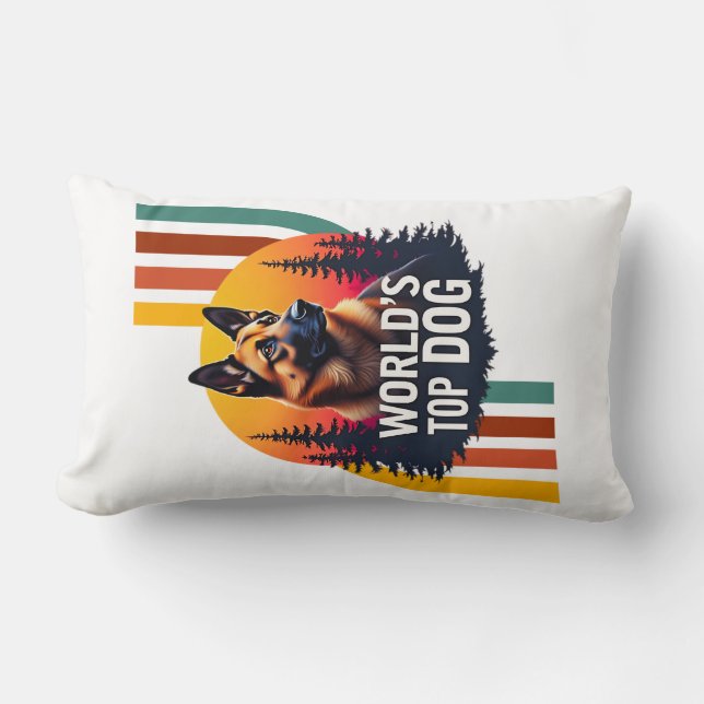 Coussin Rectangle Roi des Chiens (Recto)