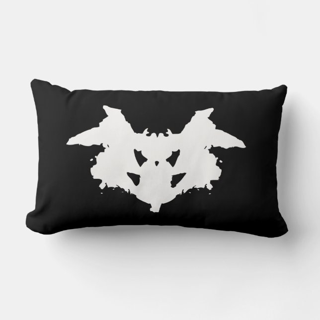 Coussin Rectangle Rorschach Inkblot (Recto)