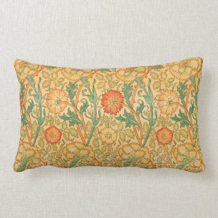 Coussin Rectangle Rose et Rose par William Morris