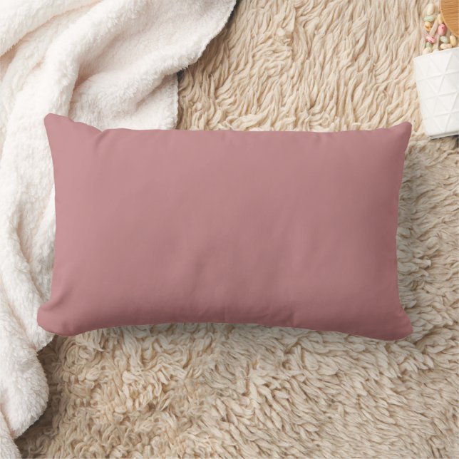 Coussin Rectangle Rose Poussiéreux (Couverture)