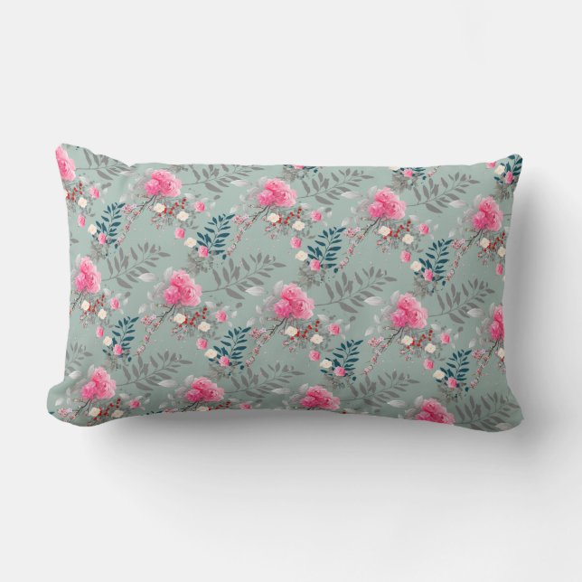 Coussin Rectangle Rose souple (Recto)