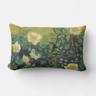 Coussin Rectangle Roses sauvages, Vincent van Gogh.