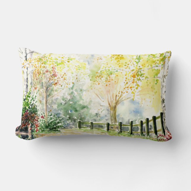 Coussin Rectangle Route (Recto)