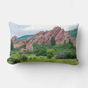 Coussin Rectangle Roxborough Meadows Mountains et Spires