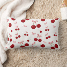 Ruban rouge de cerise motif sans couture Fruit mig