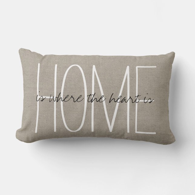Coussin Rectangle Rustic Chic Home (Recto)