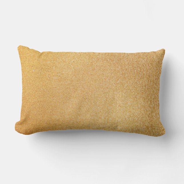 Coussin Rectangle Sable doré (Recto)