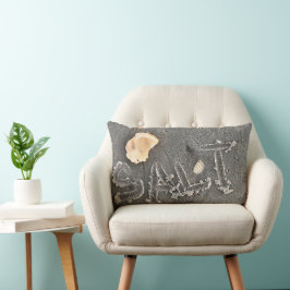 Coussin Rectangle Sable d'Oreiller à jet de sel