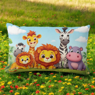 Coussin Rectangle Safari Friends Cushion