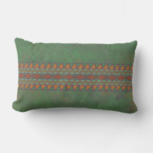 Coussin Rectangle Sagebrush sud-ouest Vert Design géométrique Lumbar