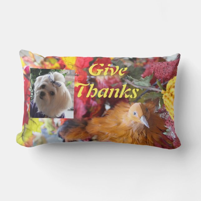 Coussin Rectangle Saisons maltaises Design Feuille (Recto)