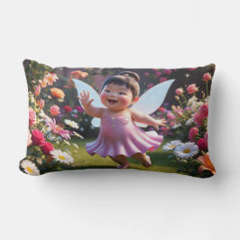 Coussin Rectangle Salutations Fée Bébé