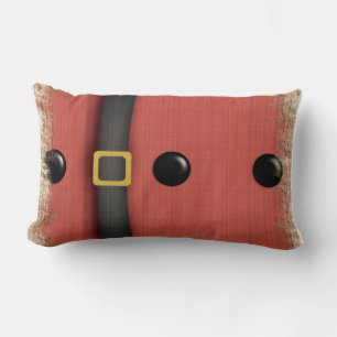 Coussin Rectangle santa claus ceinture et boutons