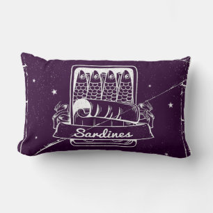 Coussin Rectangle Sardines dans une boîte
