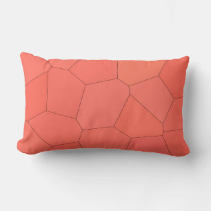 Coussin Rectangle Saumon stylé tendance