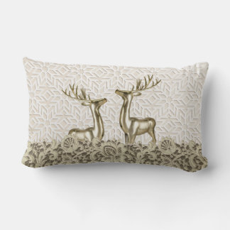 Coussin Rectangle Scandi Deer Throw Pillow