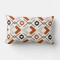 Scandinave brûlé orange gris et beige géométrique
