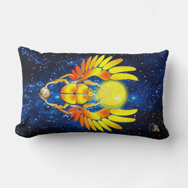 Coussin Rectangle Scarabée (Recto)