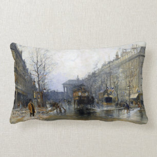 Coussin Rectangle Scène de rue de Frank Myers Boggs Paris
