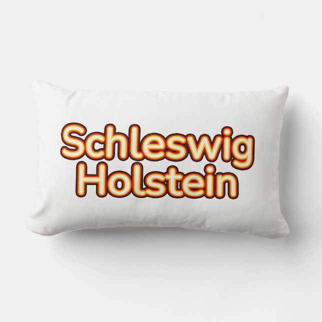 Coussin Rectangle Schleswig Holstein Deutschland Allemagne (Recto)