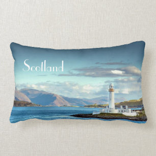 Coussin Rectangle Scottish Pittoresque Lighthouse View Port Oban