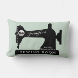 Coussin Rectangle Seamstress Quilter Coudre Cadeau Machine à coudre 