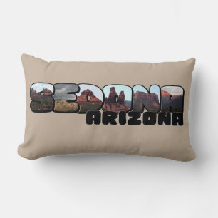 Coussin Rectangle Sedona Arizona Big Letter - Mountain View