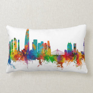 Coussin Rectangle Séoul Skyline Corée du Sud