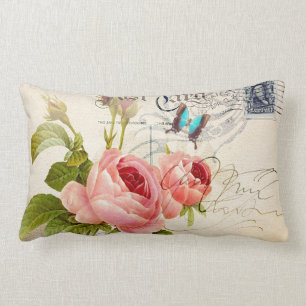 Coussin Rectangle S'est levé (4) le Lumbar 13" X.21 "