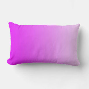 Coussin Rectangle SEULEMENT dégradés de COULEUR - rose néon