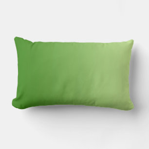 Coussin Rectangle SEULEMENT dégradés de COULEUR - vert