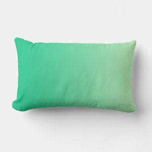 Coussin Rectangle SEULS gradients de COULEUR - vert océan