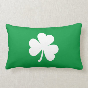 Coussin Rectangle Shamrock irlandais sur mesure