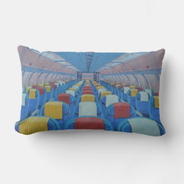 Coussin Rectangle Sièges d'avion (par Gregorio Undurraga)