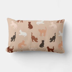 Coussin Rectangle Silhouette de chat