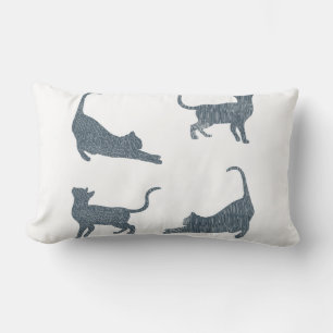 Coussin Rectangle Silhouette texturée minimaliste