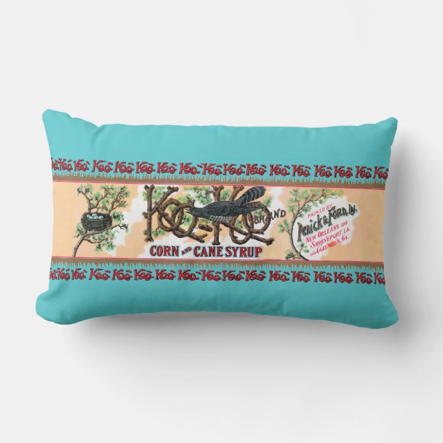 Coussin Rectangle Sirop de maïs et de canne Koo-Koo (Recto)