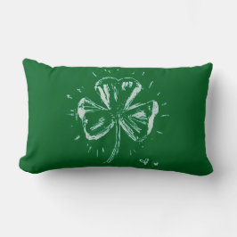 Coussin Rectangle Sketch Shamrock