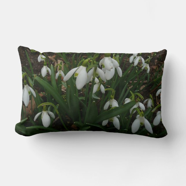 Coussin Rectangle Snowdrops I (Recto)