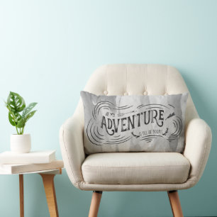 Coussin Rectangle Sois mon aventure et je serai ton aquarelle gris