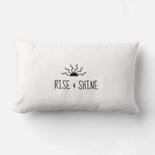 Coussin Rectangle Soleil levant et brillant