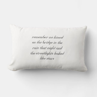 Coussin Rectangle souvenez-vous que nous avons embrassé