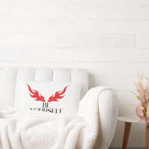 Coussin Rectangle Soyez Vous-Même – Conception de Citation Minimalis