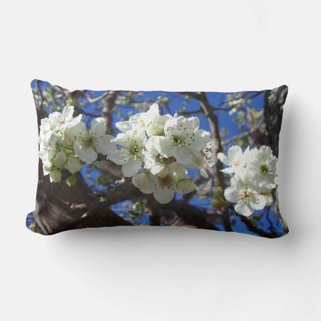 Coussin Rectangle Spring Flowering Pear Tree (Recto)