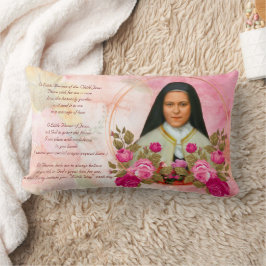 Coussin Rectangle St. Thérèse l'Oreiller à petite fleurs