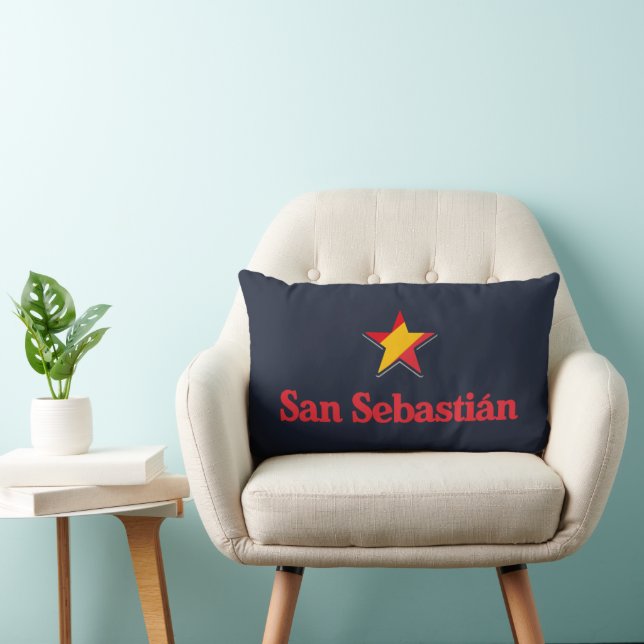 Coussin Rectangle Stars of Spain – San Sebastian (Chaise)