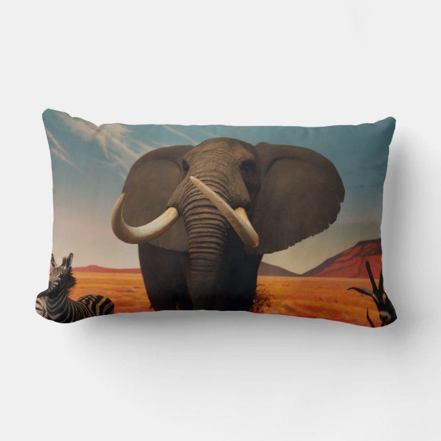 Coussin Rectangle Stature Majestueuse (Recto)